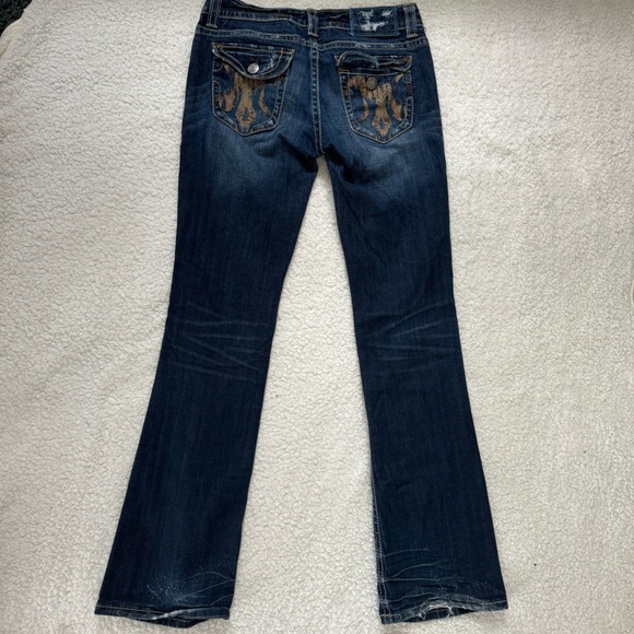 MEK Low-rise Denim Pants - Picture 3 of 4